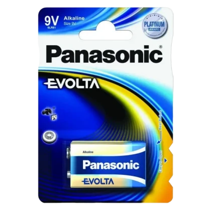 Прямоугольная батарея Panasonic 6LR61EGE, Крона, 1шт.