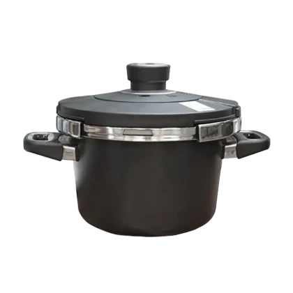 Кастрюля AMT Gastroguss I-922SK-E-SET, 3,5л, 22см, Чёрный