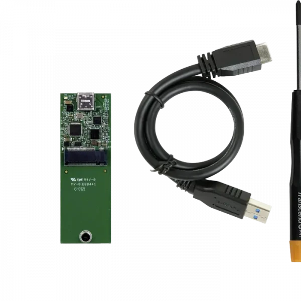 Rack SSD extern Transcend TS-CM42S, Argintiu