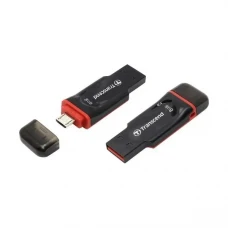 USB Flash накопитель Transcend JetFlash 340, 8Гб, Черный/Красный