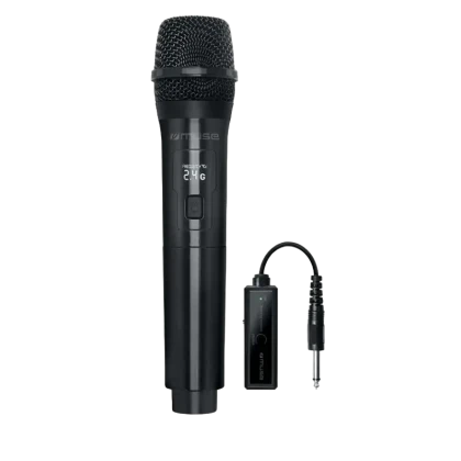 Microfon Karaoke MUSE MC-30 WI, Fără fir, Negru
