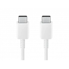 Cablu încărcare și sincronizare Samsung USB-C to USB-C Cable 5A, USB Type-C/USB Type-C, 1,8m, Alb
