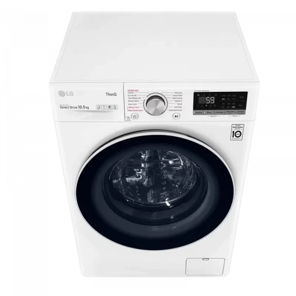 Mașină de spălat LG F4WV710S2E, 10,5kg, Alb
