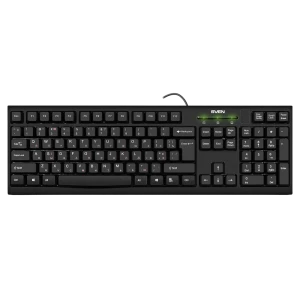 Клавиатура SVEN KB-S300, Проводное, Чёрный