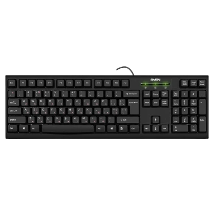 Tastatură SVEN KB-S300, Cu fir, Negru
