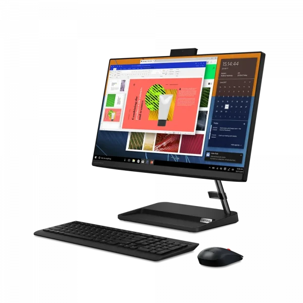 Computer All-in-One Lenovo IdeaCentre 3 24ITL6, 23,8, Intel Core i5-1135G7, 8GB/512GB, Fără SO, Negru