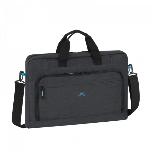 Сумка для ноутбука RivaCase Regent, 17.3, Полиэстер, Чёрный