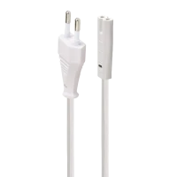 Шнур питания Cablexpert PC-184/2-W, 1,8м, Белый