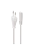 Cablu de alimentare Cablexpert PC-184/2-W, 1,8m, Alb