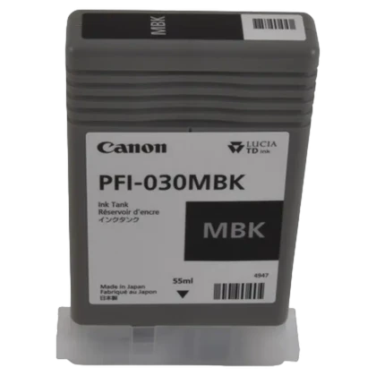 Картридж чернильный Canon PFI-030, 55мл, Матовый Черный