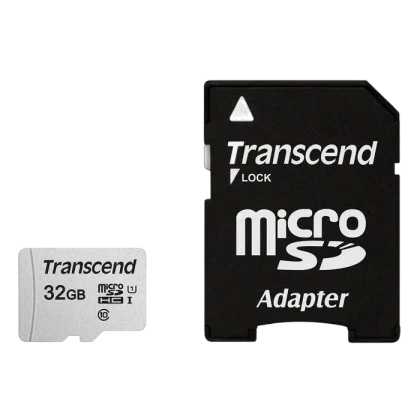Карта памяти Transcend microSDHC Class 10, 32Гб (TS32GUSD300S-A)
