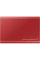 SSD portabil extern Samsung T7, 500 GB, Roșu (MU-PC500R/WW)