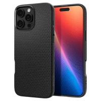 Husă Spigen iPhone 16 Pro Liquid Air, Negru mat