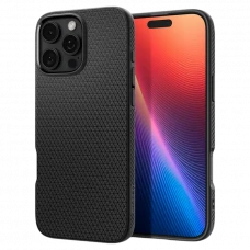 Husă Spigen iPhone 16 Pro Liquid Air, Negru mat