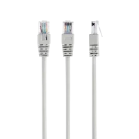 Patch cord Cablexpert PP12-0.25M, CAT5e UTP, 0,25m, Gri