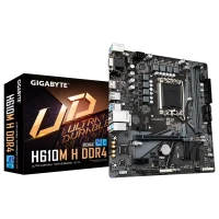 Материнская плата Gigabyte H610M H, LGA1700, Intel H610, Micro-ATX
