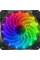 Ventilator PC Gamemax FN-12Rainbow-M, 120 mm