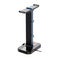 Подставка для игровой гарнитуры Havit TH650, USB, Чёрный