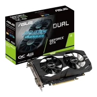 Видеокарта ASUS DUAL-GTX1650-O4G, 4ГБ GDDR5 128бит