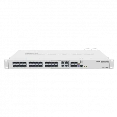 Switch de rețea MikroTik CRS328-4C-20S-4S+RM, Alb