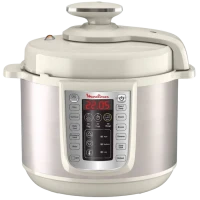 Aparat de gătit multifuncțional sub presiune Moulinex CE505A10, Alb Argintiu