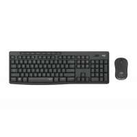 Set Tastatură + Mouse Logitech MK295, Fără fir, Negru