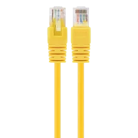 Патч-корд Cablexpert PP12-0.5M/Y, CAT5e UTP, 0,5м, Жёлтый