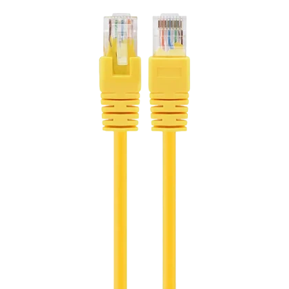 Патч-корд Cablexpert PP12-0.5M/Y, CAT5e UTP, 0,5м, Жёлтый