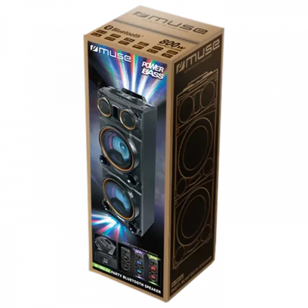 Портативная колонка MUSE M-1988 DJ, Чёрный