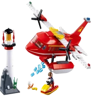 Constructor Sluban Hidroavionul pompierilor B0629, 6+