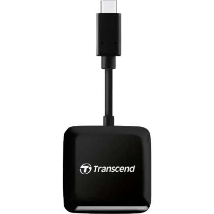 Кардридер Transcend TS-RDC3, USB Type-C, Чёрный