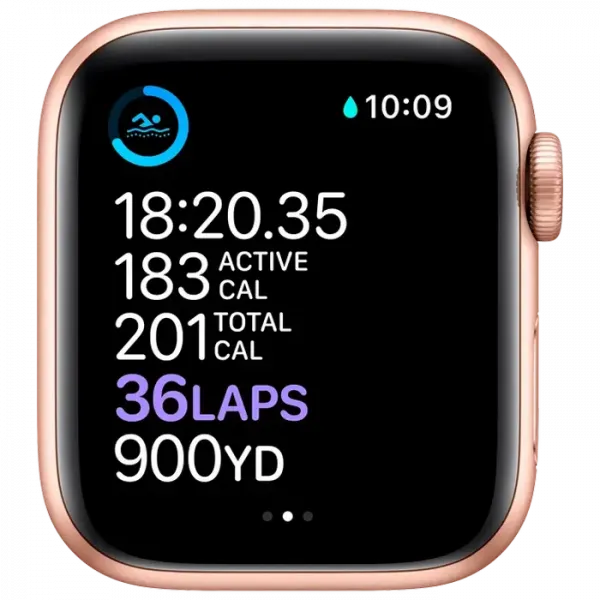 Умные часы Apple Watch Series 6 GPS MG123, 40мм, Золото | Розовый