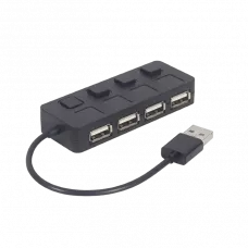 Adaptor Hub Gembird UHB-U2P4-05, Negru