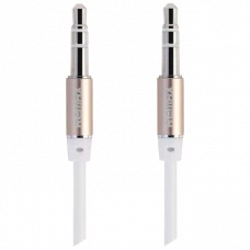 Cablu audio Remax L100, 3.5 mm - 3.5 mm, 1m, Alb