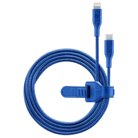 Cablu încărcare și sincronizare Cellularline Satellite MFI, USB Type-C/Lightning, 1m, Albastru