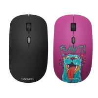 Mouse Wireless Canyon CND-CMSW400PL, Multicolor