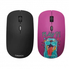 Mouse Wireless Canyon CND-CMSW400PL, Multicolor