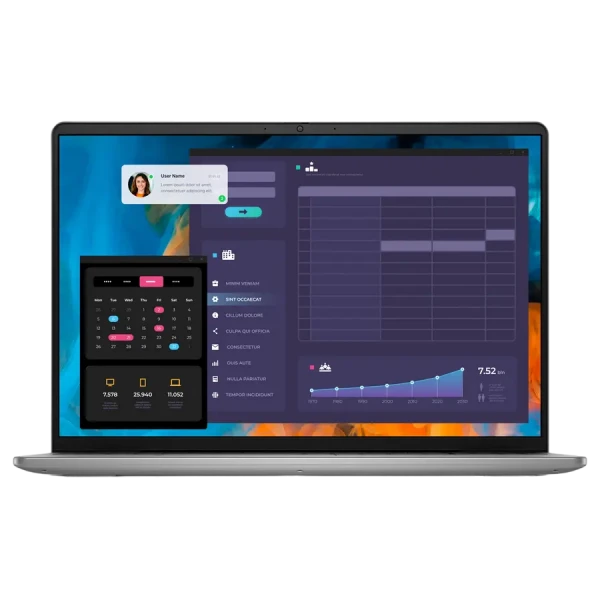 Ноутбук для бизнеса 16 DELL Vostro 5640, Титаново-Серый, Intel Core 7 150U, 16Гб/1024Гб, Windows 11 Pro