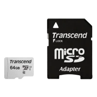 Card de Memorie Transcend MicroSDXC Class 10, 64GB (TS64GUSD300S-A)