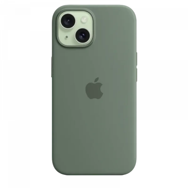 Чехол Apple iPhone 15 Silicone Case with MagSafe, Cypress