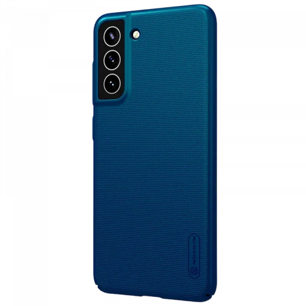 Чехол Nillkin Nillkin SAM. S21 FE, Frosted, Peacock Blue, Синий