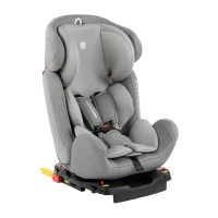 Детское автокресло 3-в-1 Kikka Boo 4 Safe ISOFIX, Группа 0+/1/2/3 (0-36 кг), Серый