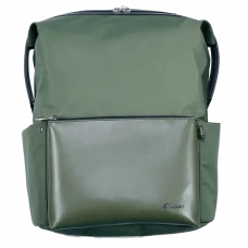 Rucsac zilnic Remax Double 566, 15.6, Nailon, Verde