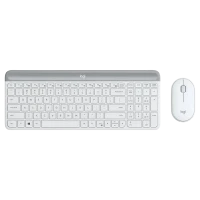 Set Tastatură + Mouse Logitech MK470, Fără fir, Alb
