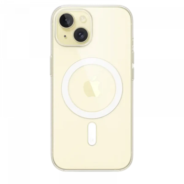 Husă Apple iPhone 15 Clear Case with MagSafe, Transparent