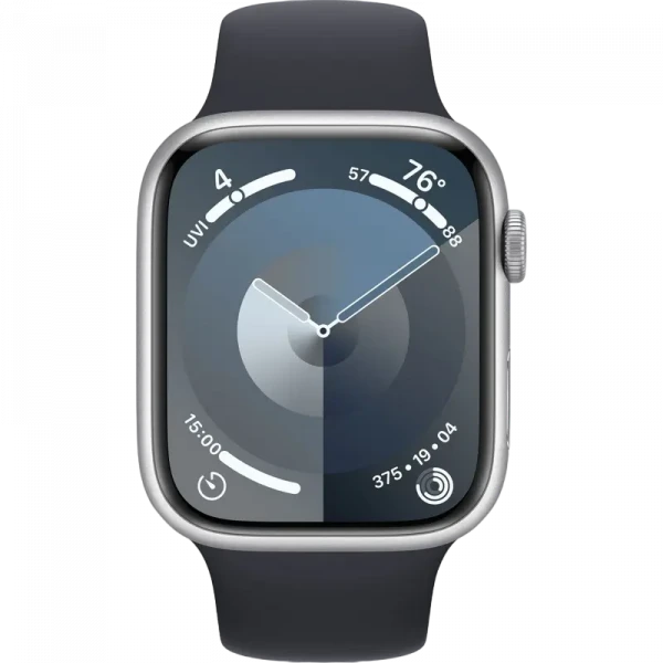 Умные часы Apple Watch Series 9 GPS, 45мм, Silver | Storm Blue