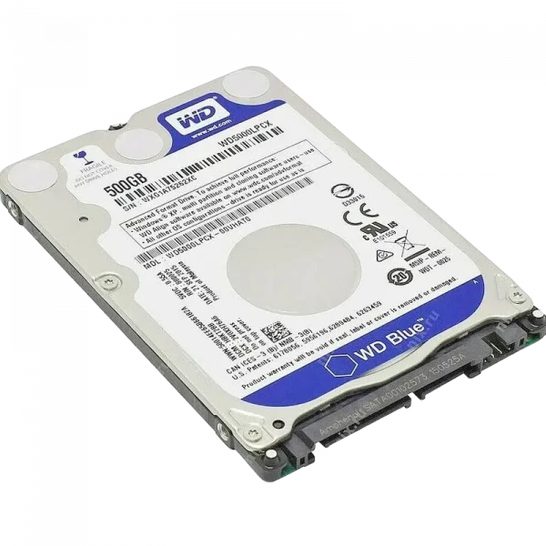 Жесткий диск Western Digital WD Blue, 2.5/7 мм, 500 ГБ &lt,WD5000LPCX&gt,