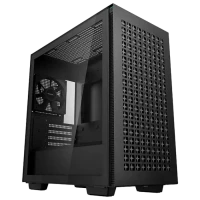 Компьютерный корпус Deepcool CH370, Mini-Tower, Без блока питания, Чёрный
