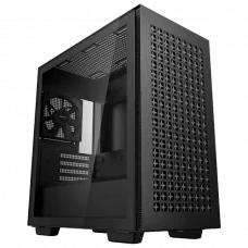 Carcasă PC Deepcool CH370, Mini-Tower, Fără PSU, Negru