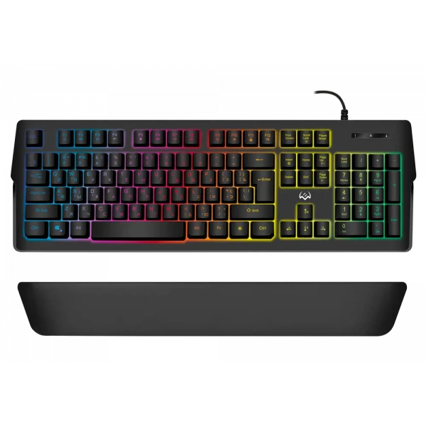 Tastatură SVEN KB-G9400, Cu fir, Negru